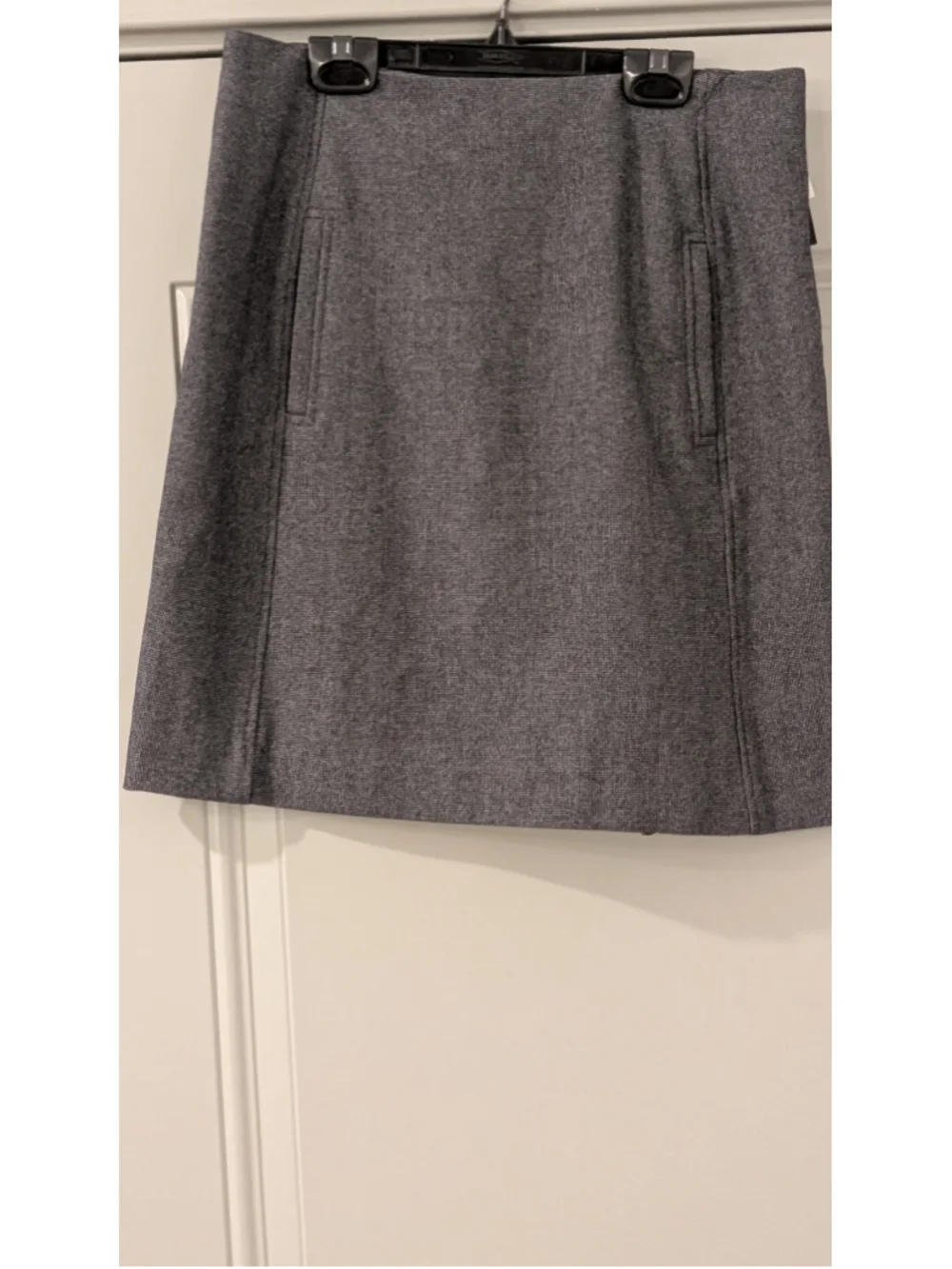 Atelier Luxe Petite Textured Pencil Skirt | Gray & Black | Size 2P | NWT